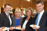 Michael Frieser, Dagmar Wöhrl und den bayerischen Ministerpräsidenten Markus Söder